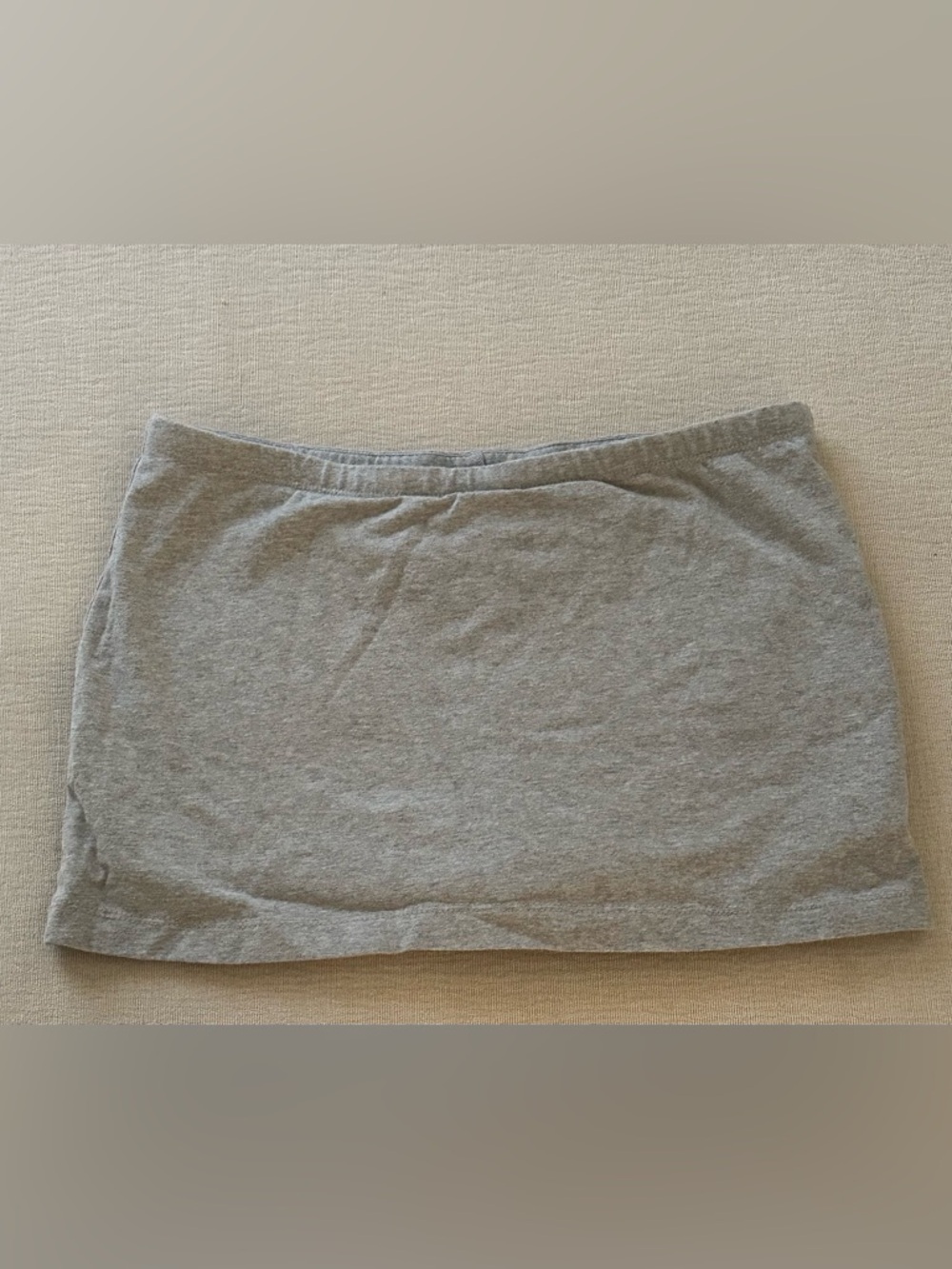 Urban Outfitters Heather Gray Cotton Mini Skort